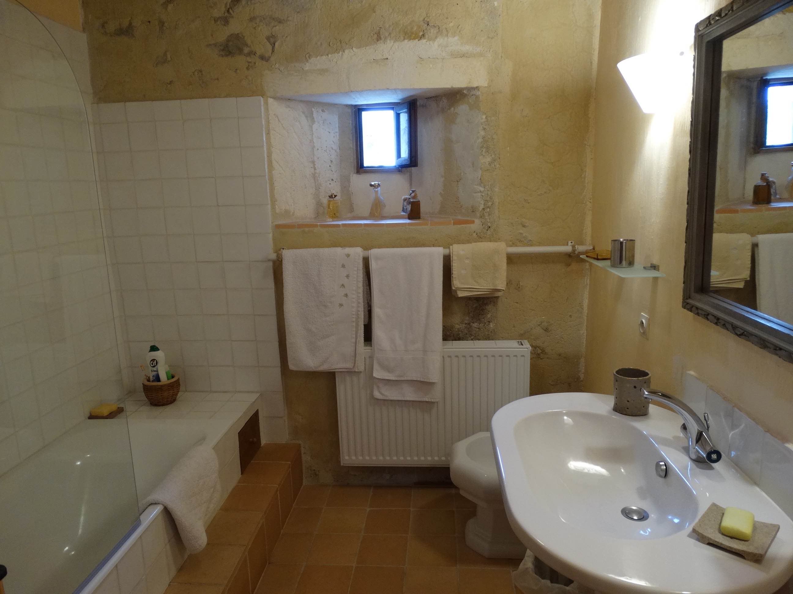 French chateau's bathroom